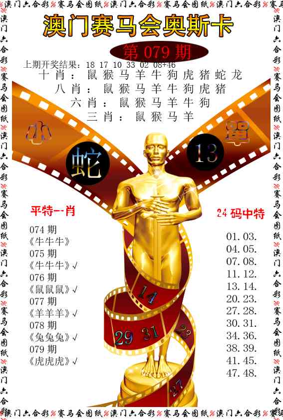 079期新奥斯卡[图]